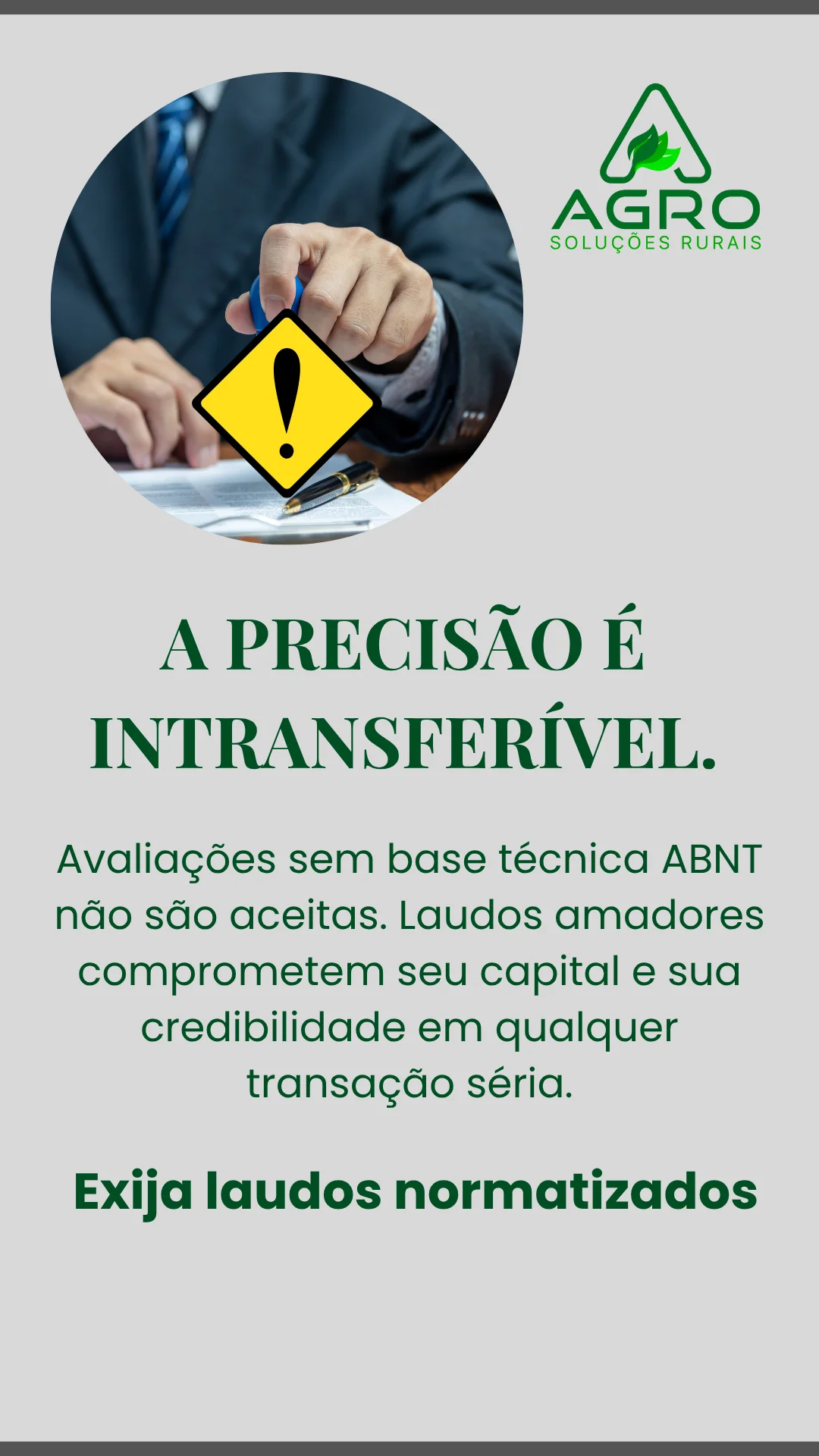 Laudo de avaliação rural